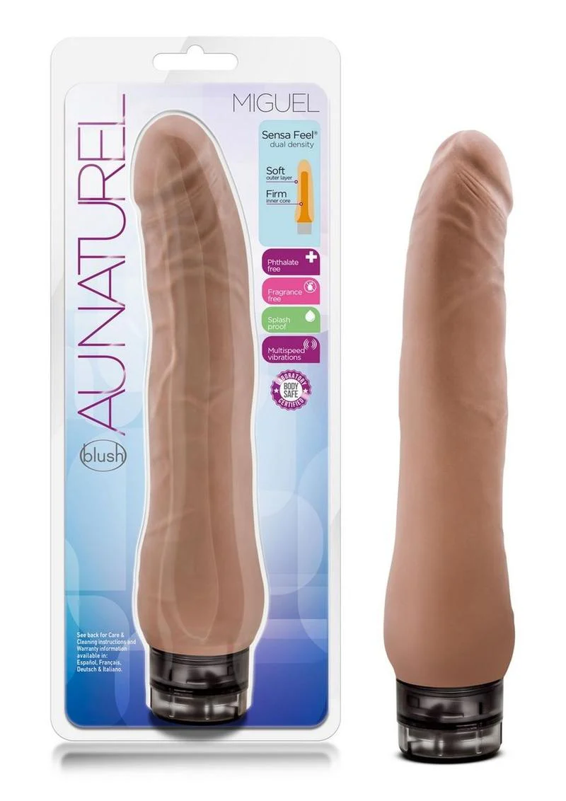 Au Naturel Miguel Vibrating Dildo - Image 2
