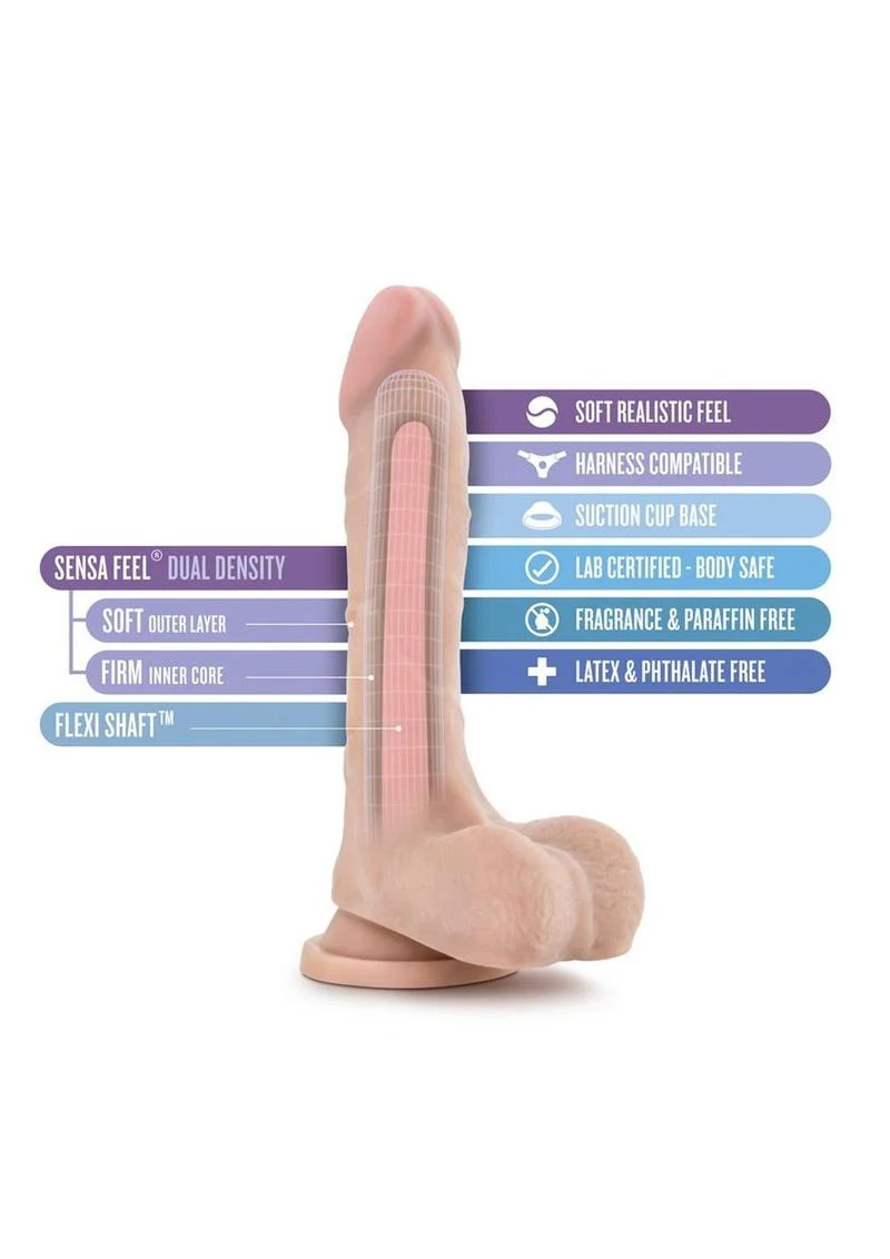 Au Naturel Mister Perfect Dildo with Balls - Image 3