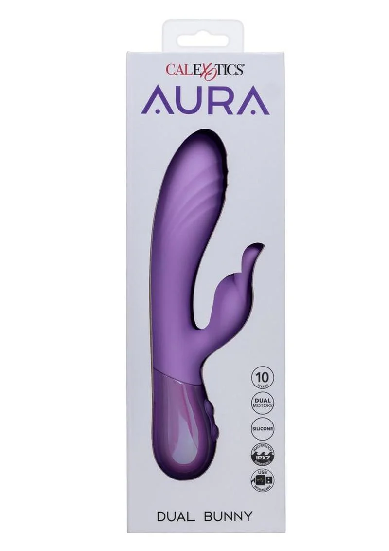 Aura Dual Bunny Rechargeable Silicone Rabbit - Image 2