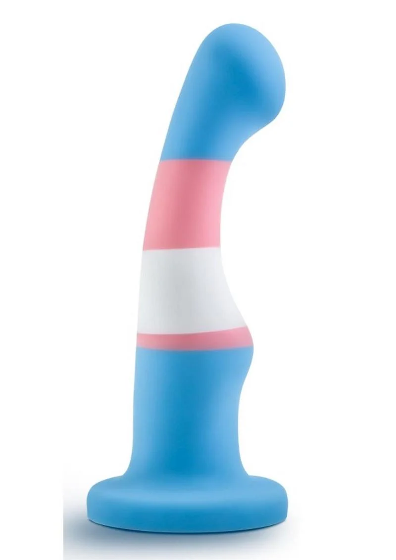 Avant Pride P2 True Blue Silicone Dildo - Image 4