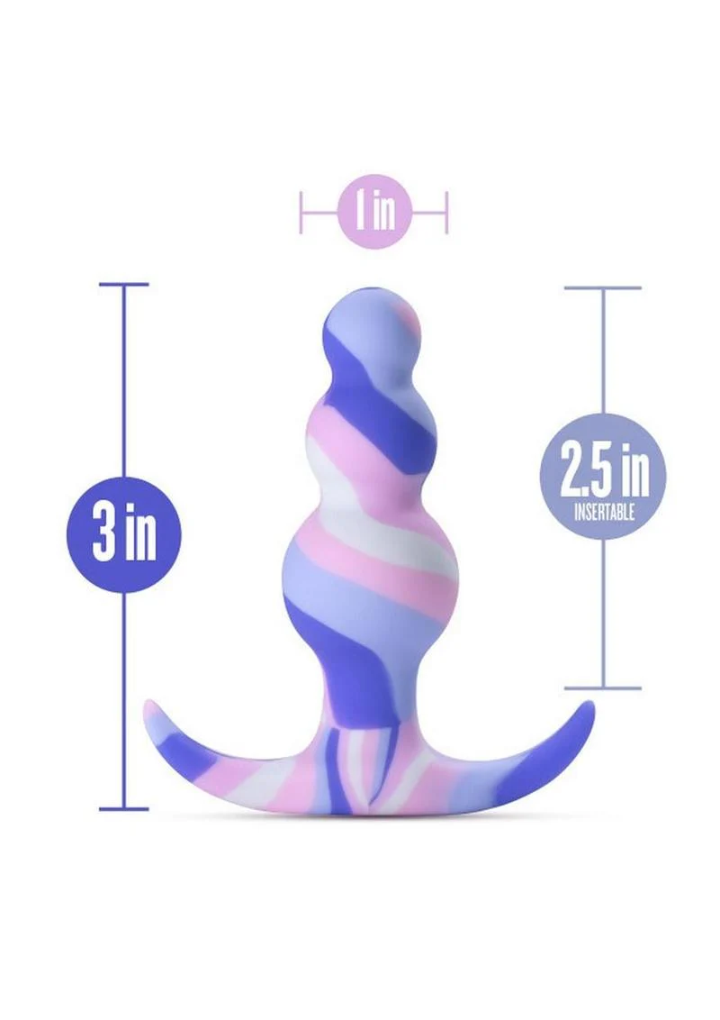 Avant Twilight Blue Silicone Anal Plug - Image 4