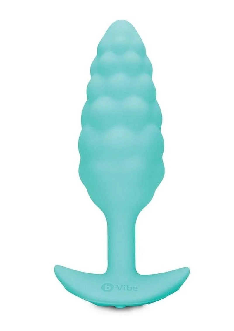 B-Vibe Bump Textured Rechargeable Silicone Anal Plug - Image 2