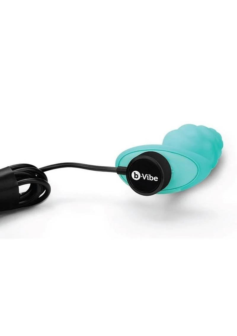 B-Vibe Bump Textured Rechargeable Silicone Anal Plug - Image 3
