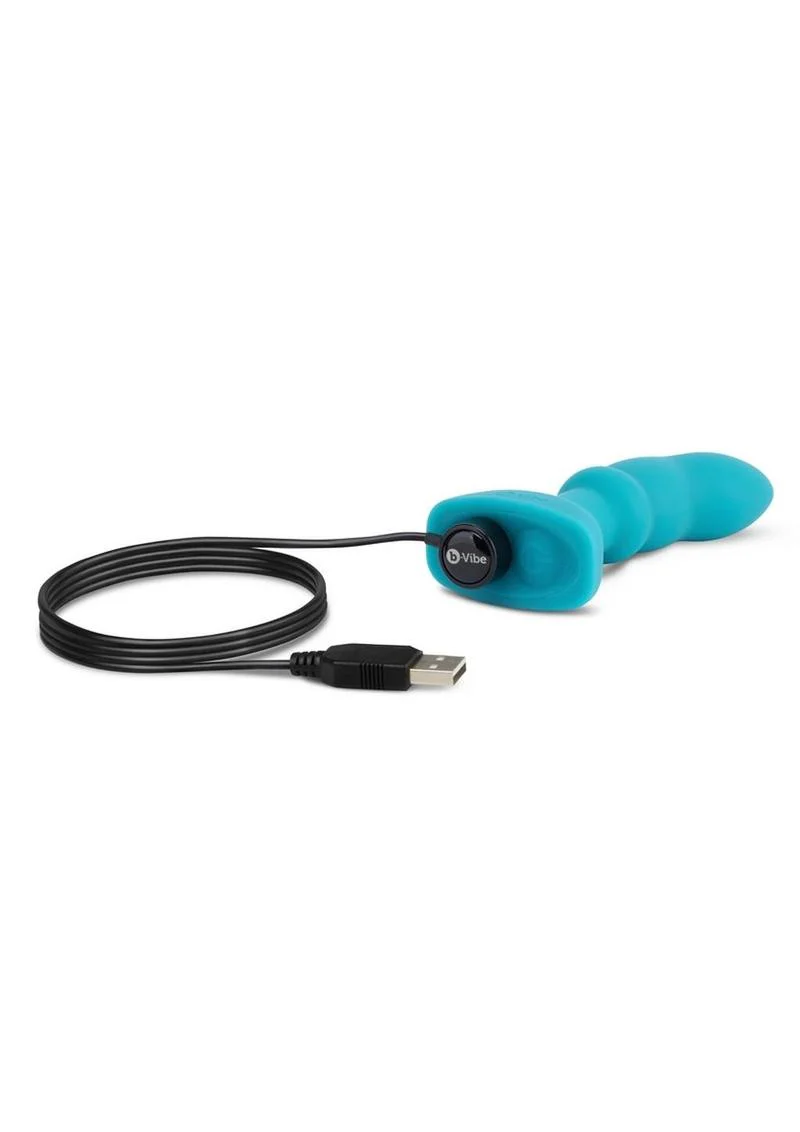 B-Vibe Remote Control Rimming P-Spot Rechargeable Silicone Plug - Image 3