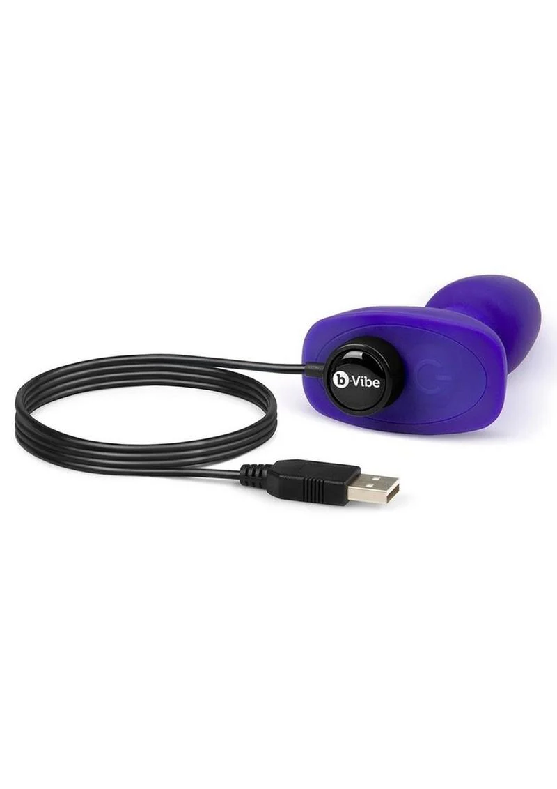 B-Vibe Rimming Petite Rechargeable Silicone Anal Plug with Remote Control - Image 8