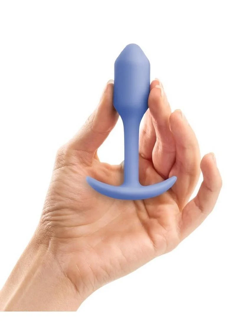 B-Vibe Snug Plug 1 Silicone Weighted Butt Plug - Image 6