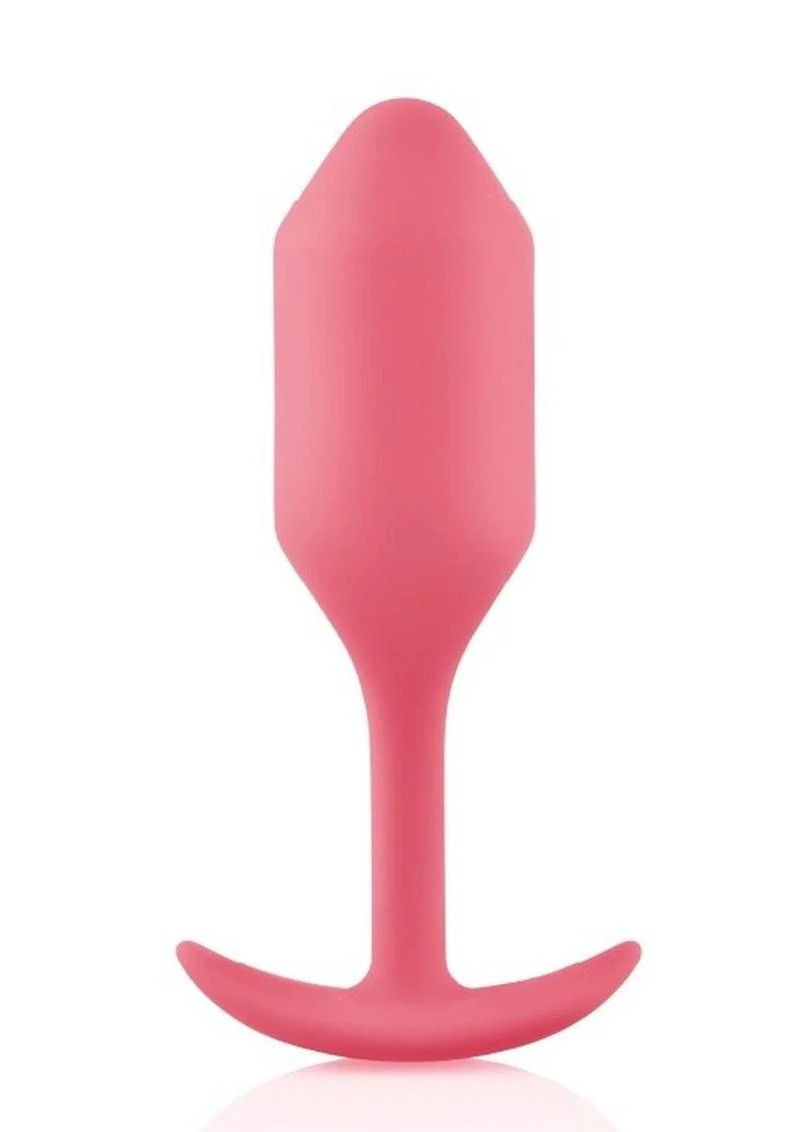 B-Vibe Snug Plug 2 Silicone Weighted Anal Plug - Image 11