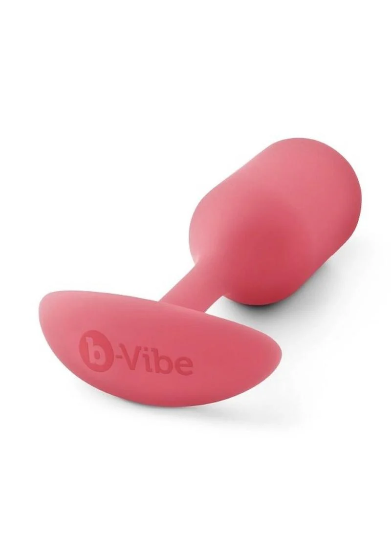B-Vibe Snug Plug 2 Silicone Weighted Anal Plug - Image 12