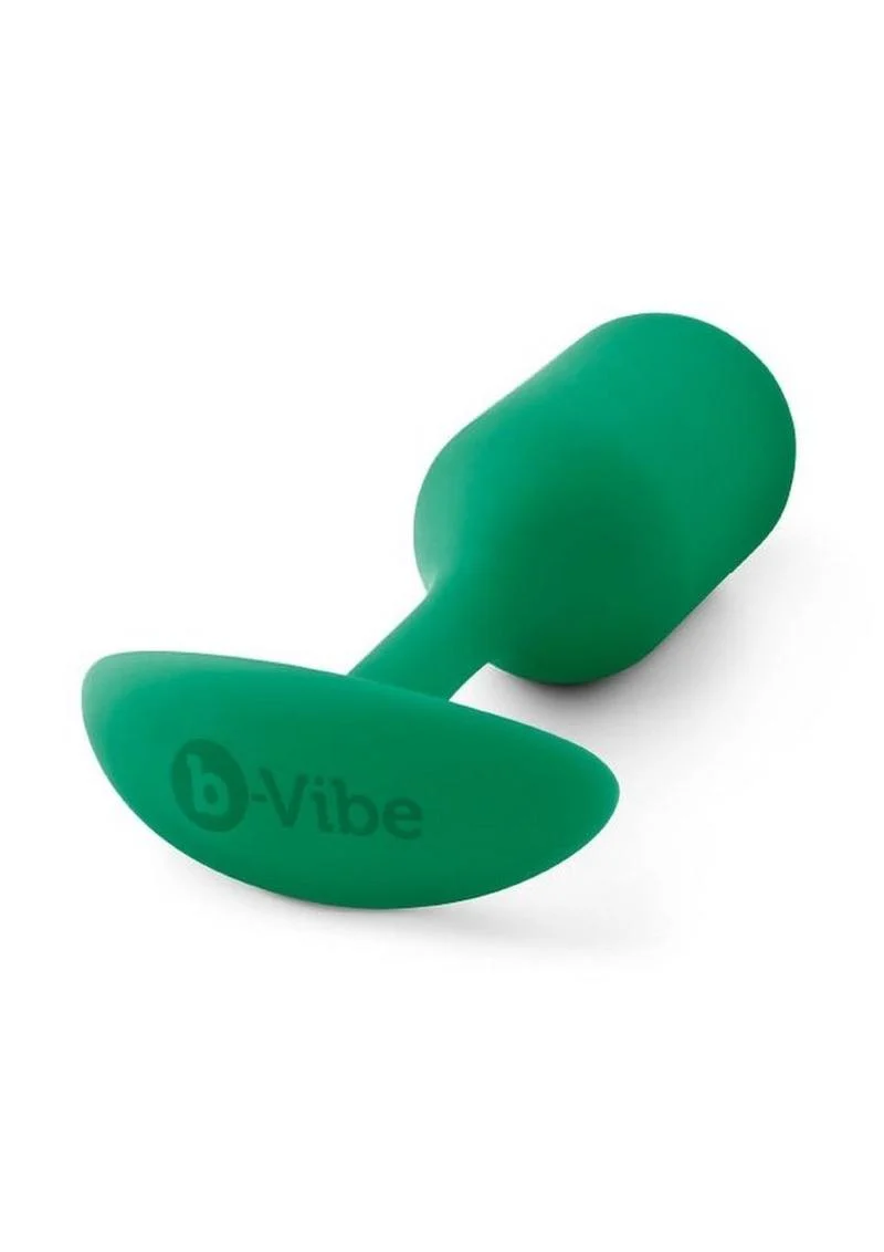 B-Vibe Snug Plug 2 Silicone Weighted Anal Plug - Image 9