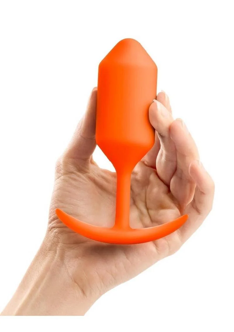B-Vibe Snug Plug 3 Silicone Weighted Anal Plug - Image 10