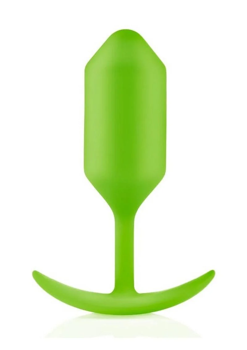 B-Vibe Snug Plug 3 Silicone Weighted Anal Plug - Image 11