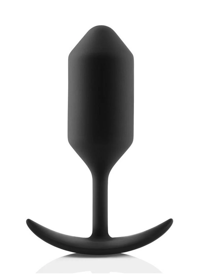 B-Vibe Snug Plug 3 Silicone Weighted Anal Plug - Image 14