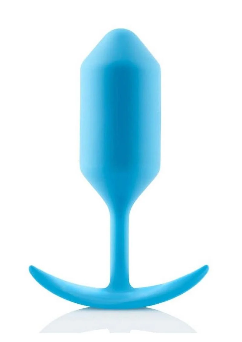 B-Vibe Snug Plug 3 Silicone Weighted Anal Plug - Image 5