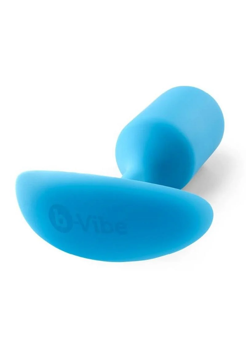 B-Vibe Snug Plug 3 Silicone Weighted Anal Plug - Image 6