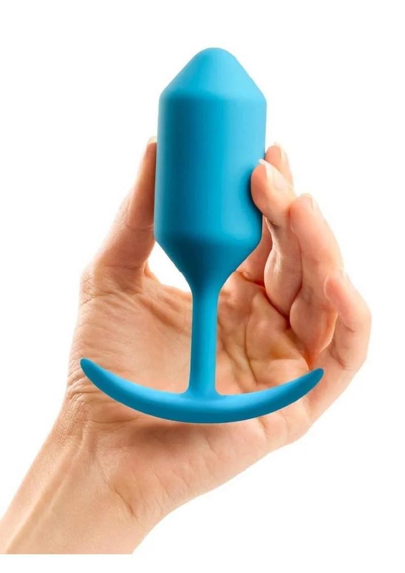 B-Vibe Snug Plug 3 Silicone Weighted Anal Plug - Image 7