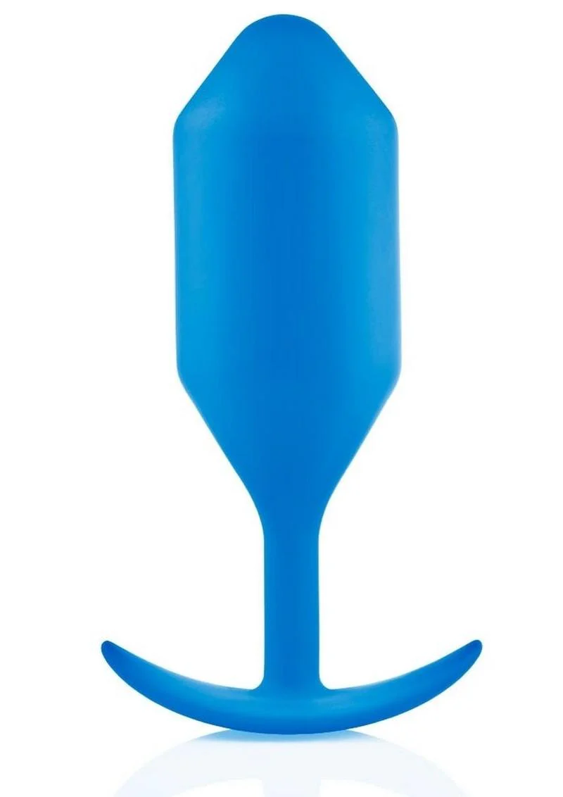 B-Vibe Snug Plug 5 Silicone Weighted Anal Plug - Image 3