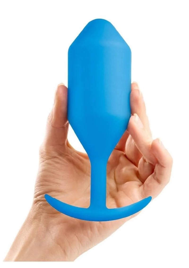B-Vibe Snug Plug 5 Silicone Weighted Anal Plug - Image 5