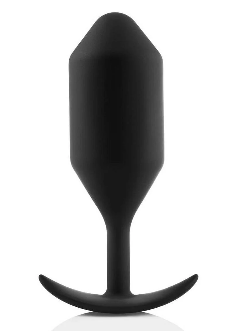 B-Vibe Snug Plug 5 Silicone Weighted Anal Plug - Image 6