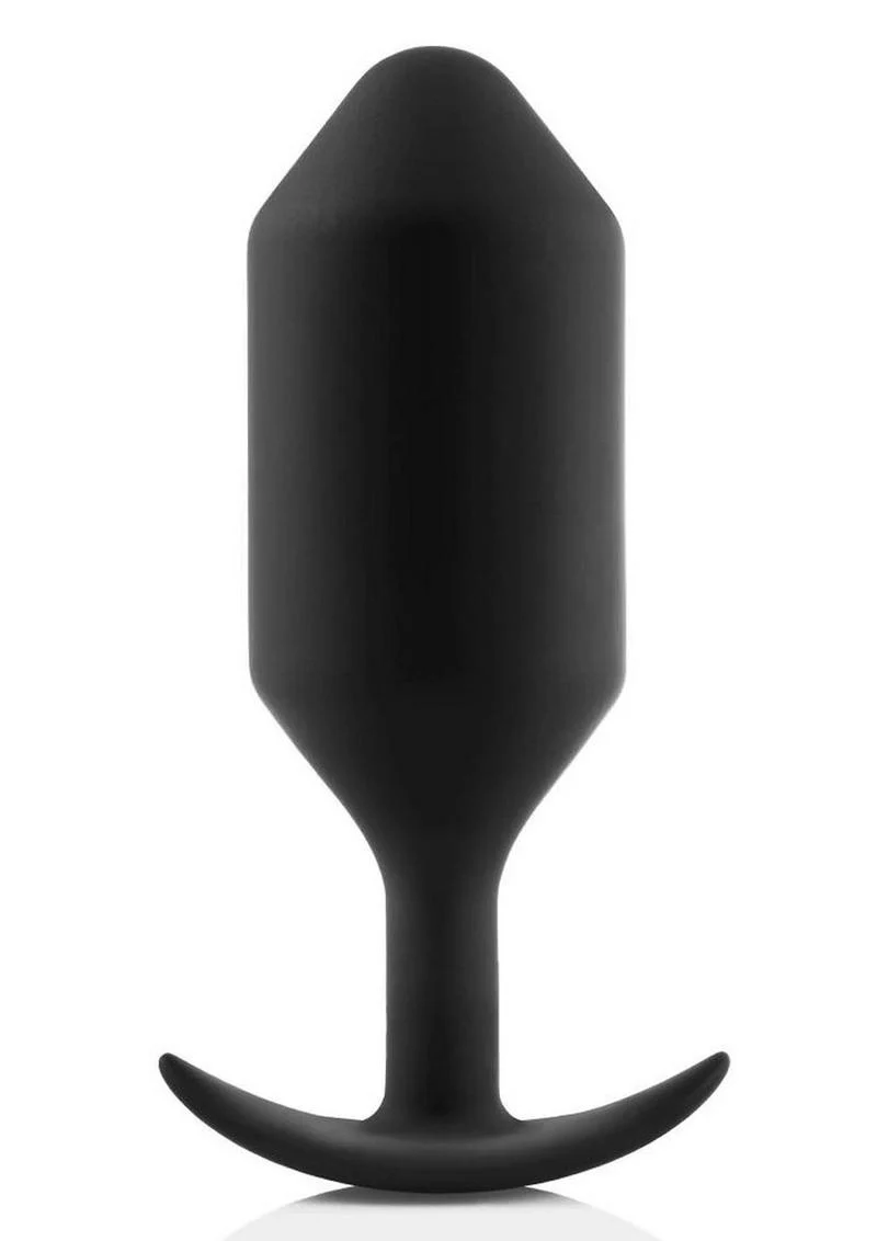 B-Vibe Snug Plug 6 Silicone Weighted Anal Plug - Image 2