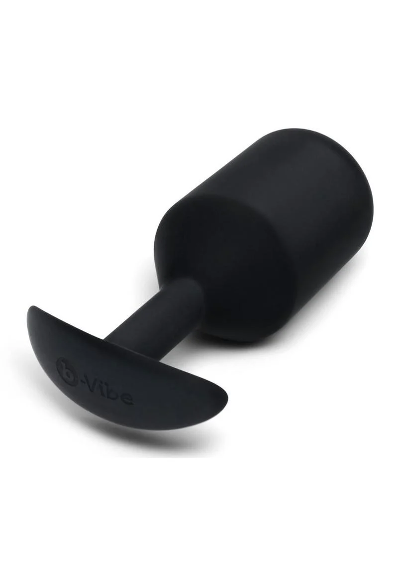B-Vibe Snug Plug 7 Silicone Weighted Anal Plug - Image 3