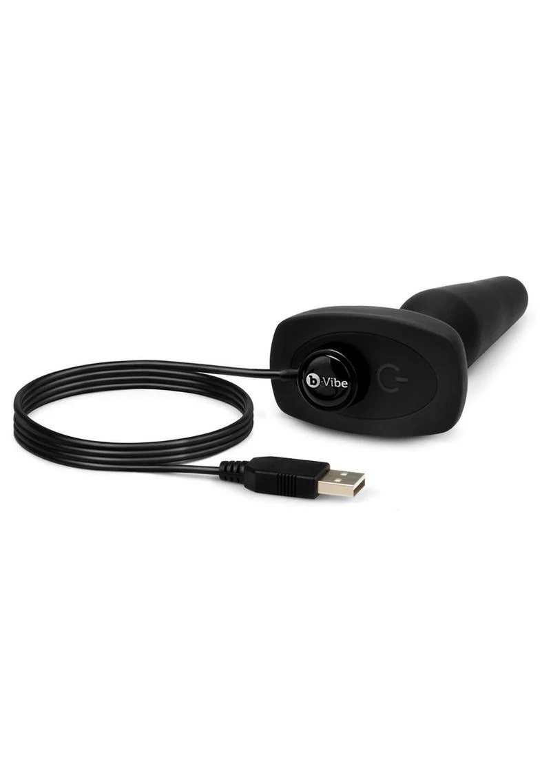 B-Vibe Trio Plug Rechargeable Silicone Anal Plug with Remote Control - Image 8