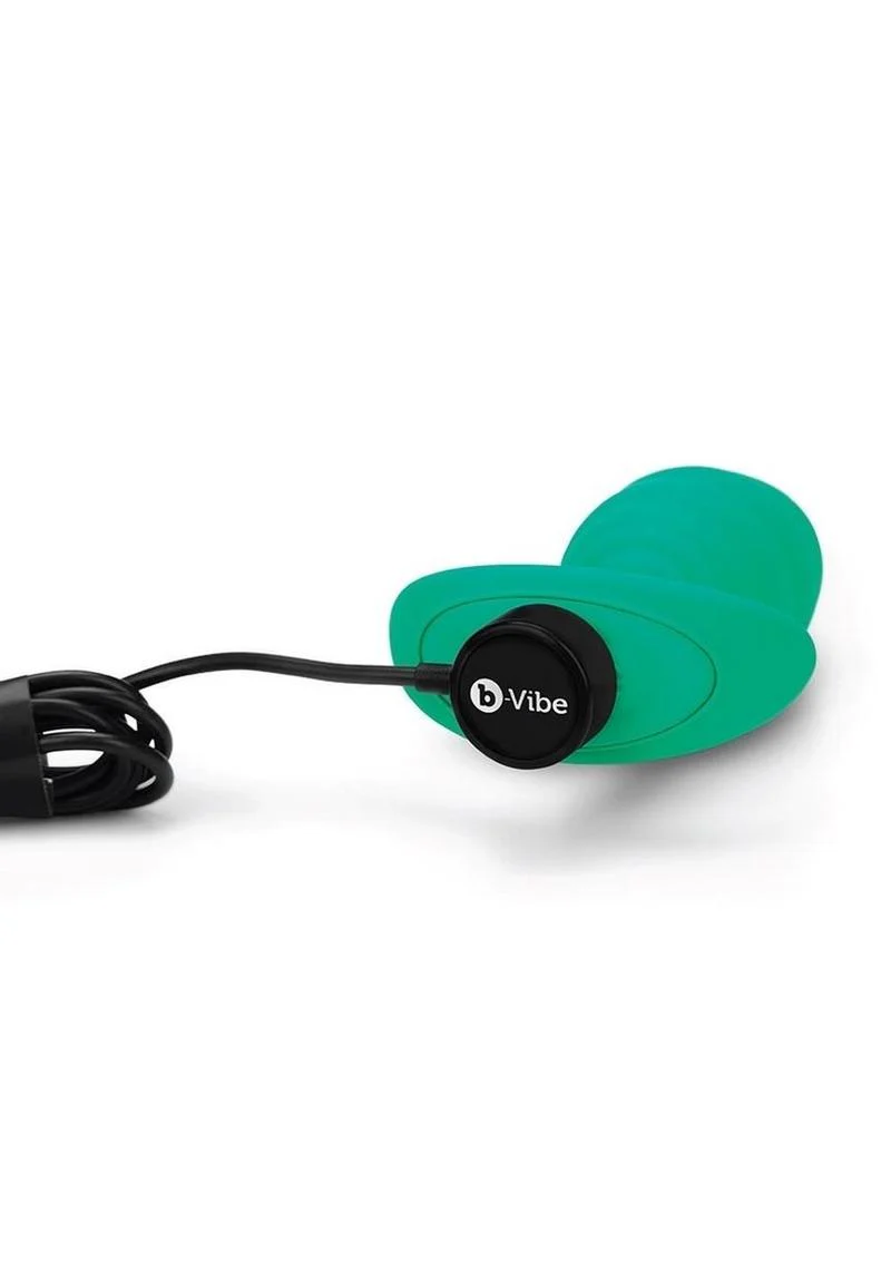 B-Vibe Twist Textured Rechargeable Silicone Anal Plug - Image 3