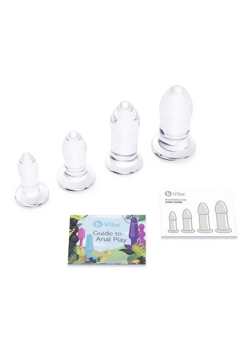 B-Vibes Anal Dilators Glass Plug - Image 3