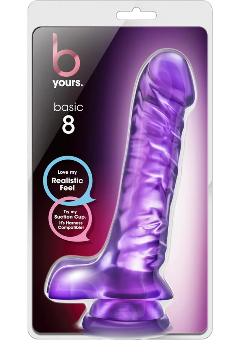 B Yours Basic 8 Dildo with Balls - Image 6