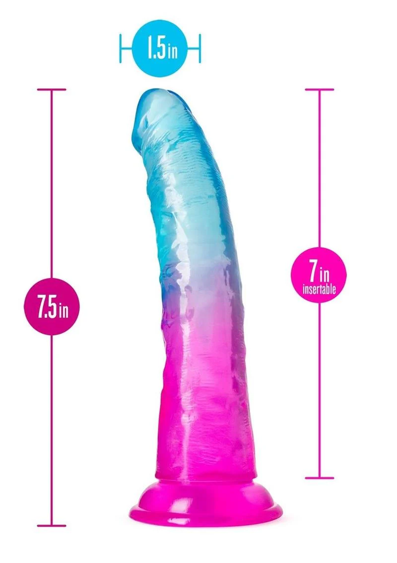 B Yours Beautiful Sky Dildo 7in Sunset - Image 4