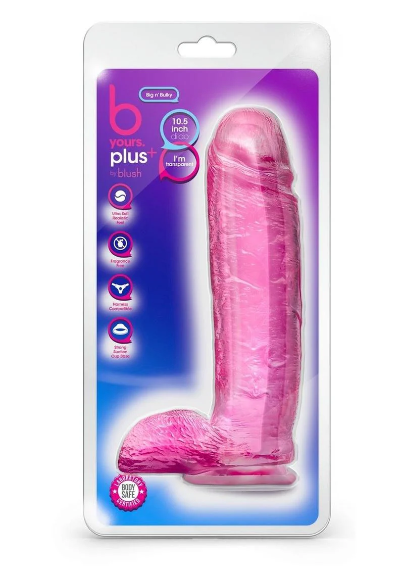 B Yours Plus Big N' Bulky Realistic Dildo with Suction Cup - Image 2