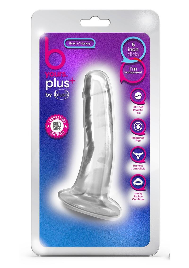B Yours Plus Hard N' Happy Realistic Dildo - Image 5