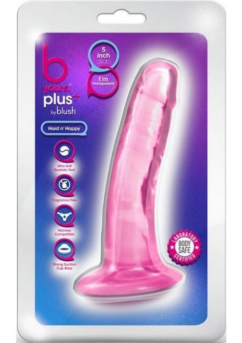B Yours Plus Hard N' Happy Realistic Dildo - Image 7
