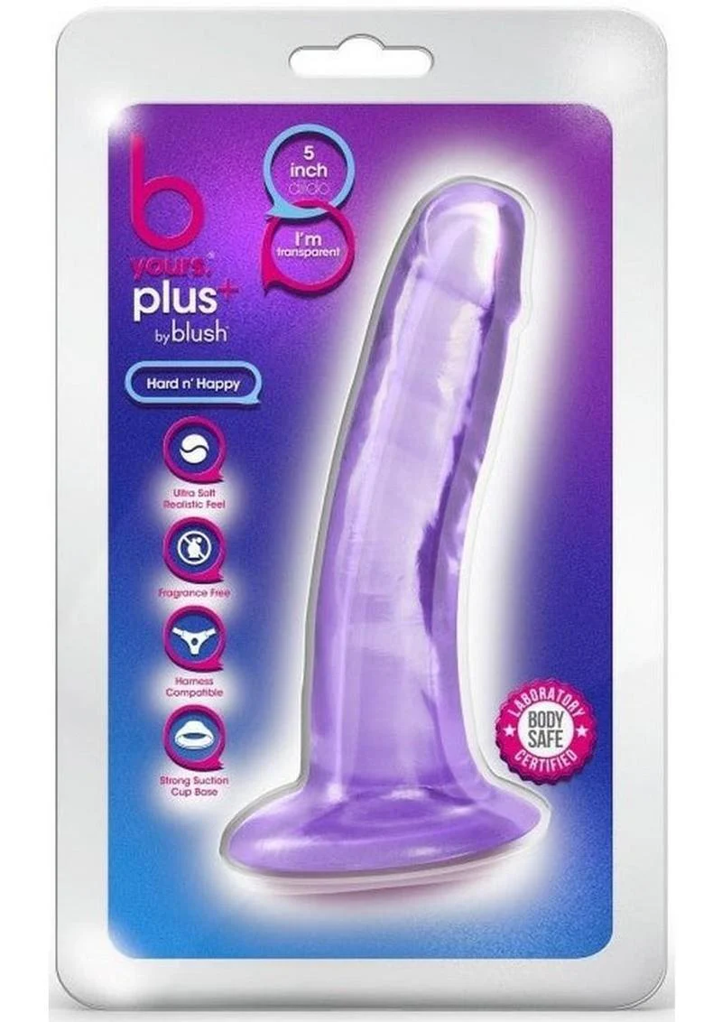 B Yours Plus Hard N' Happy Realistic Dildo - Image 9