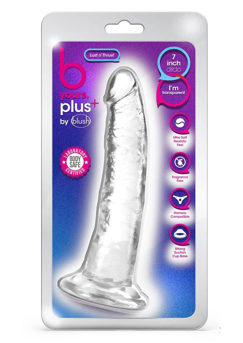 B Yours Plus Lust N' Thrust Realistic Dildo - Image 5