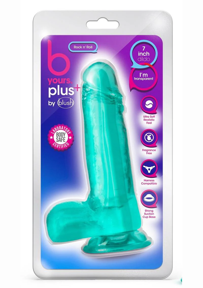B Yours Plus Rock N' Roll Realistic Dildo with Balls - Image 18