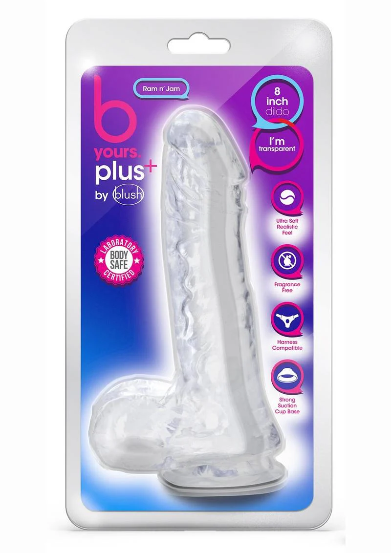 B Yours Plus Rock N' Roll Realistic Dildo with Balls - Image 21