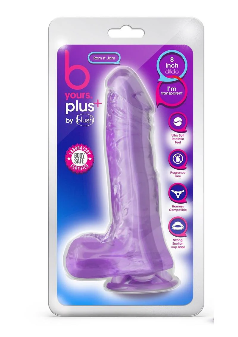 B Yours Plus Rock N' Roll Realistic Dildo with Balls - Image 27