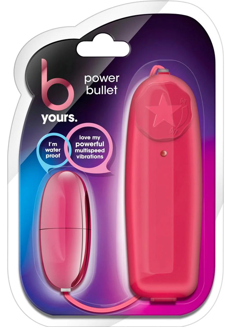 B Yours Power Bullet with Remote Control - Cerise - Image 2