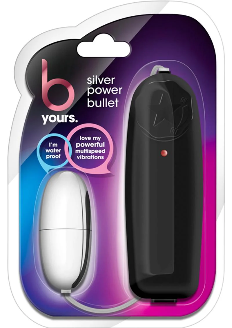 B Yours Silver Power Bullet with Remote Control - Image 2