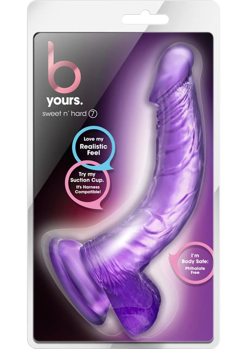 B Yours Sweet N' Hard 7 Dildo with Balls - Image 10