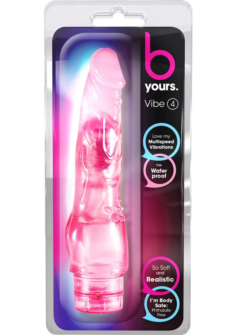 B Yours Vibe 4 Vibrating Dildo - Image 3