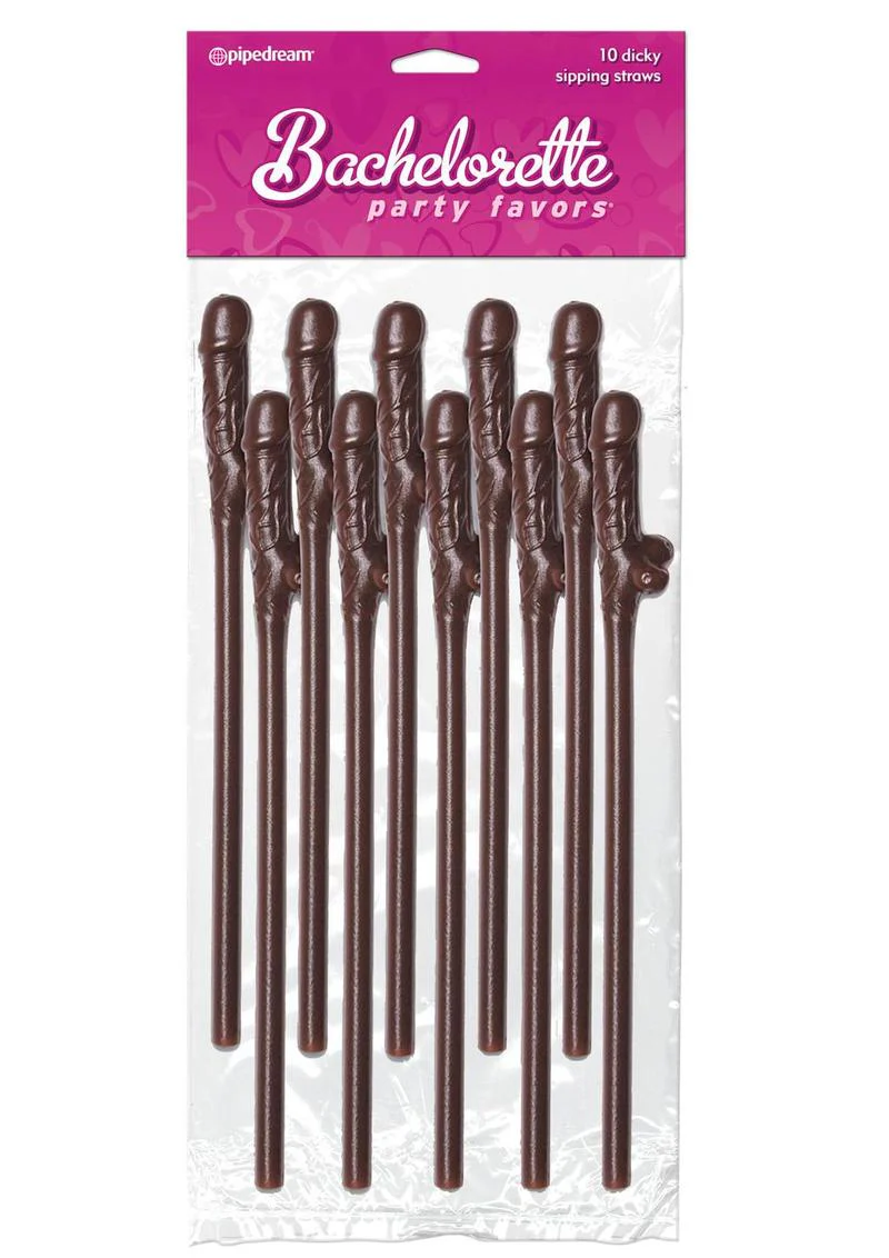 Bachelorette Party Favors Dicky Sipping Straws