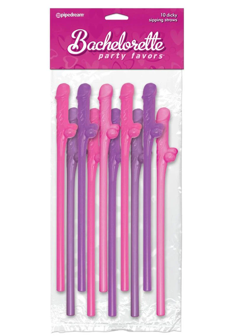 Bachelorette Party Favors Dicky Sipping Straws - Image 4