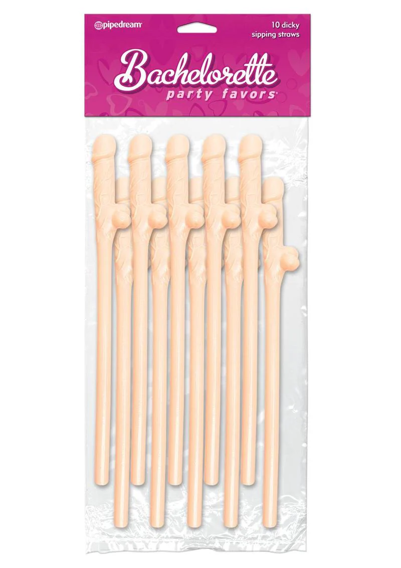 Bachelorette Party Favors Dicky Sipping Straws - Image 5