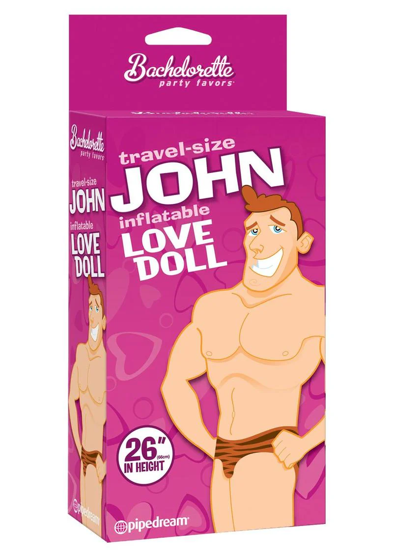 Bachelorette Party Favors Travel Size John Blow Up Doll - Image 2