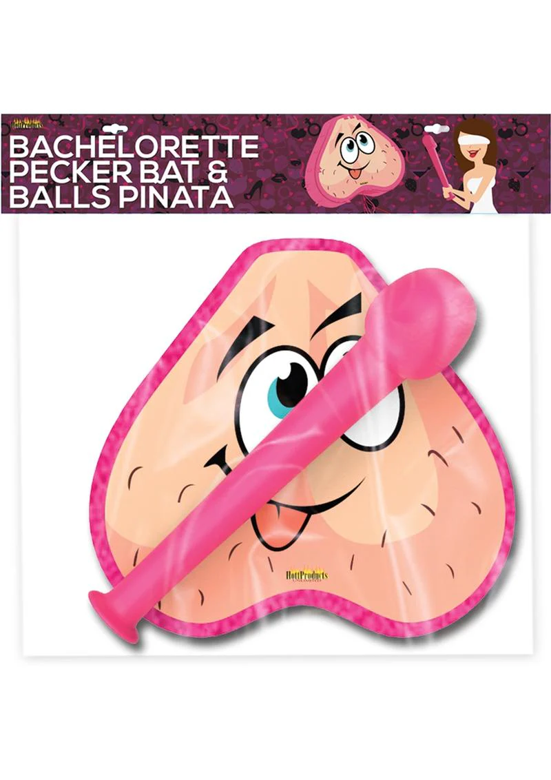 Bachelorette Pecker Bat and Balls Pinata Combo - Image 2