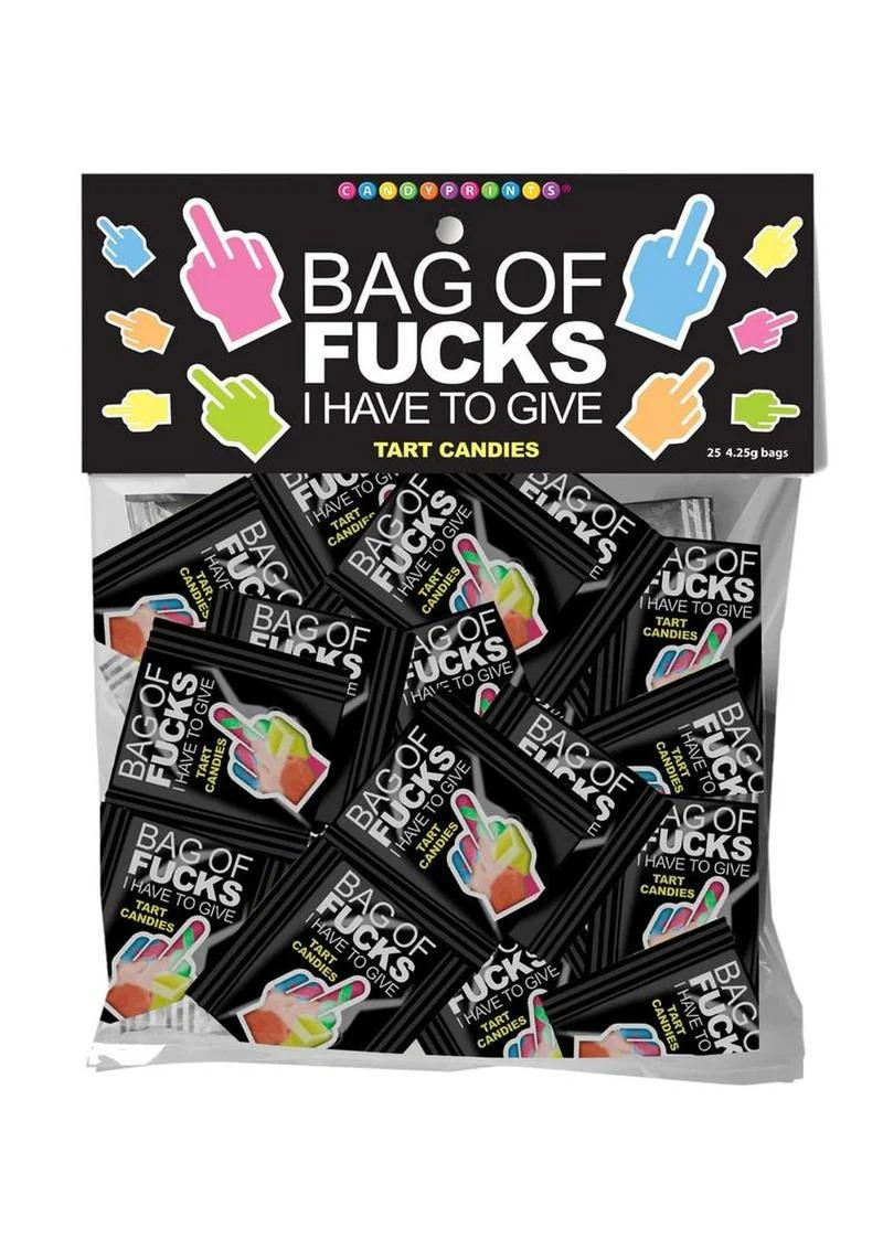 Bag Of Fucks I Have to Give (25 Packs Per Bag) - Assorted Flavors - Image 2