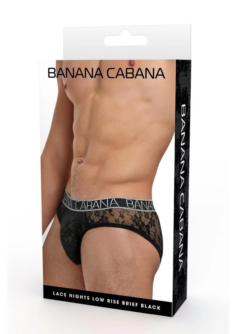 Banana Cabana Lace Nights Low Rise Brief - Image 8