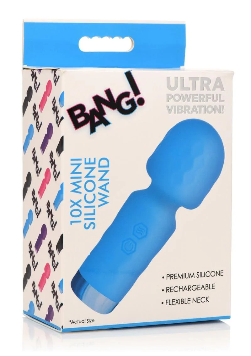 Bang! 10x Mini Silicone Rechargeable Wand - Image 11