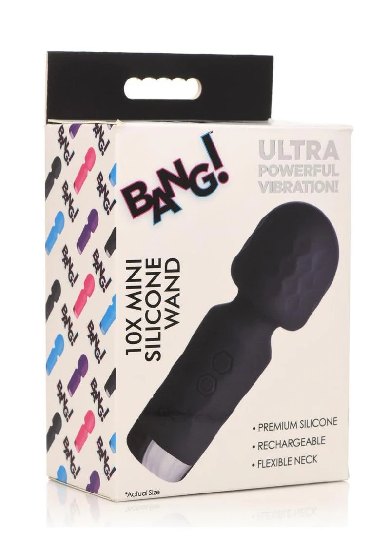 Bang! 10x Mini Silicone Rechargeable Wand - Image 14